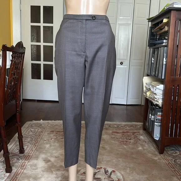 Brunello Cucinelli Slim Leg Cropped Trousers Cigarette pants Size IT 46 US 10